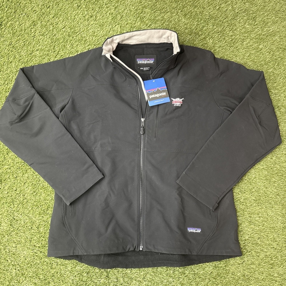 NWT Patagonia SMIRNOFF ICE Mens Guide Soft Shell Full Zip Jacket XXL Black 175$